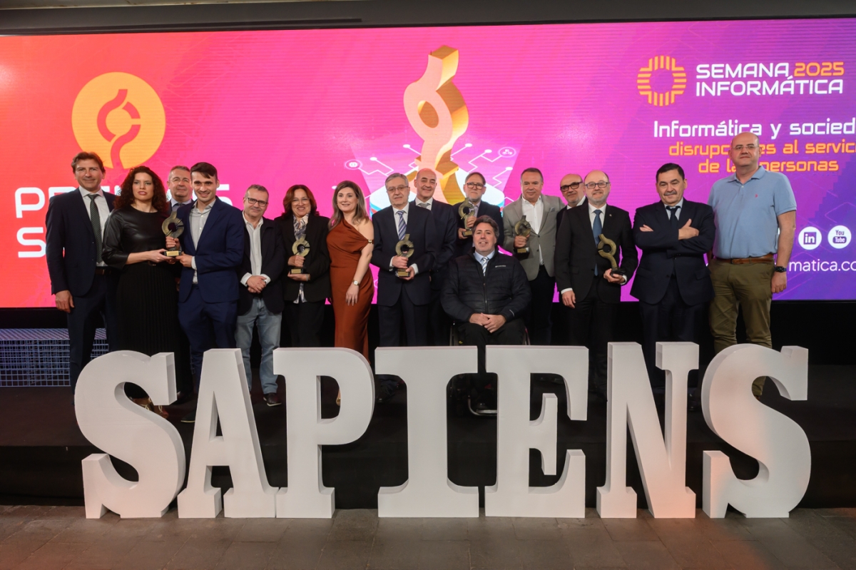 El COIICV otorga los Premios Sapiens 2025 con los que reconoce la contribución de profesionales y entidades TIC de la Comunitat Valenciana